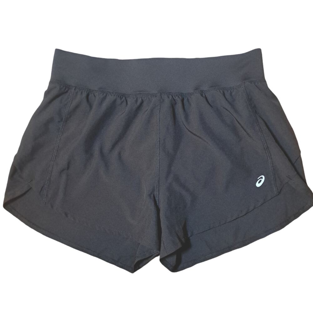 Asics Women's Lined Black Running Shorts Size Medium